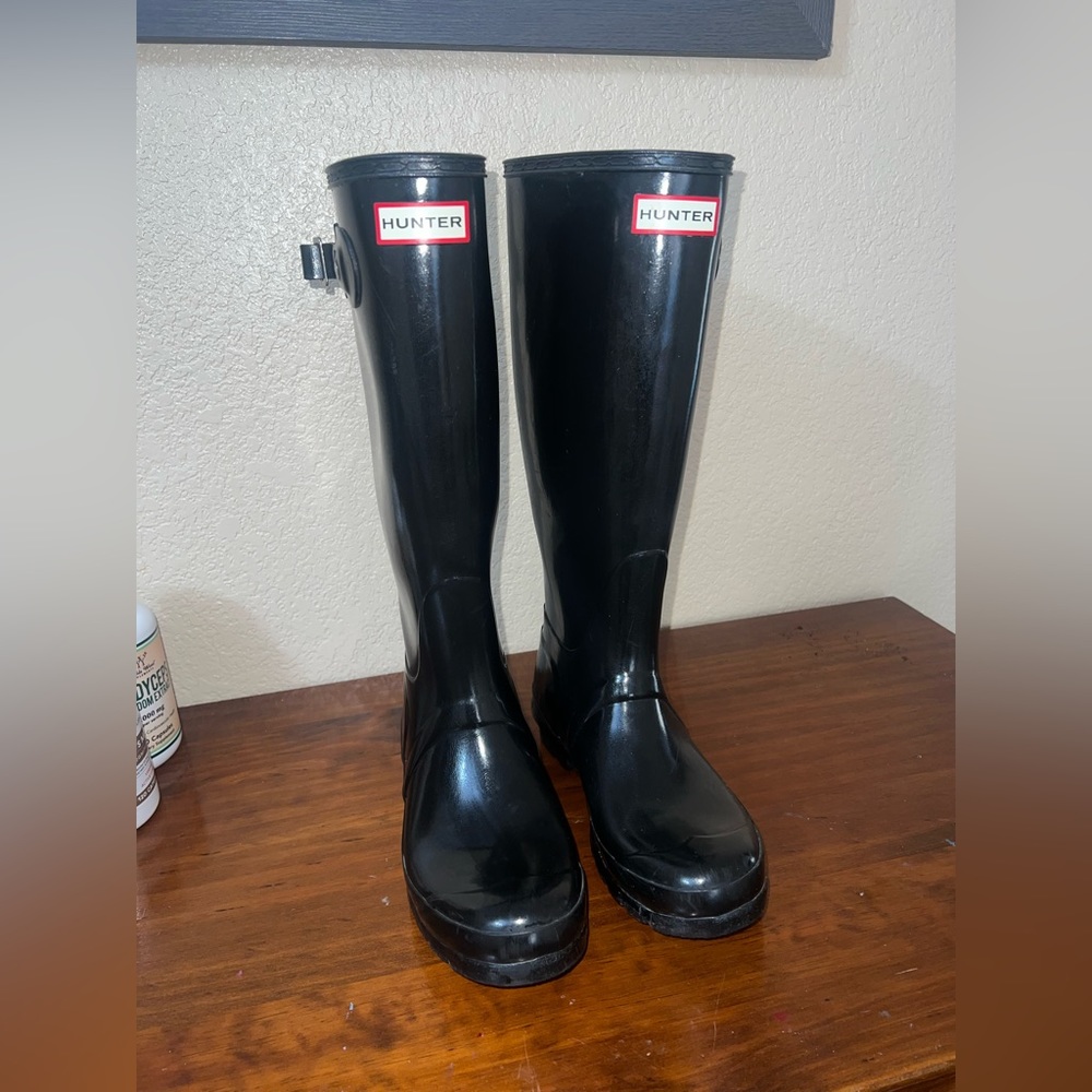 Hunter rain boots, very good condition!